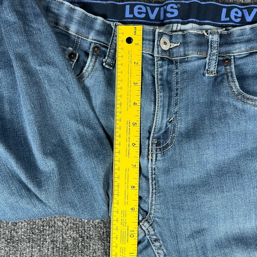 Levi's 502 Tapered‎ Fit Strong Performance Jeans 30x30 Blue Denim Cotton